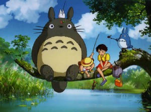 Totoro is one of the most iconic characters to come out of Miyazaki's work. The large hamster-like being can be seen everywhere from backpacks and plushes to a cameo in Toy Story 3.
